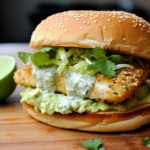 Avocado Chicken Burger