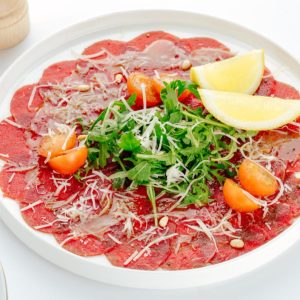 Carpaccio de boeuf et parmesan xxl