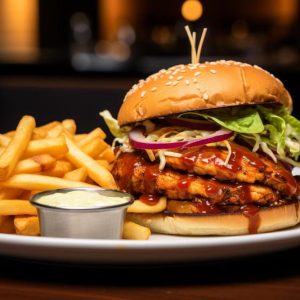 Chili chicken Burger
