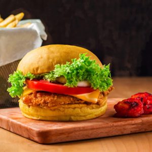 Crispy-Chicken Burger