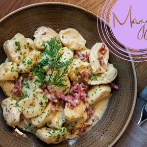 Kniddelen mat Raam an Speck