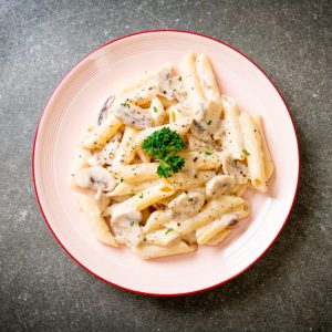 Penne crème jambon